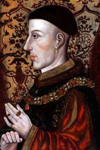 Portrait of King Henry V from the late 16th or early 17th century. (Credit: National Portrait Gallery, London)
